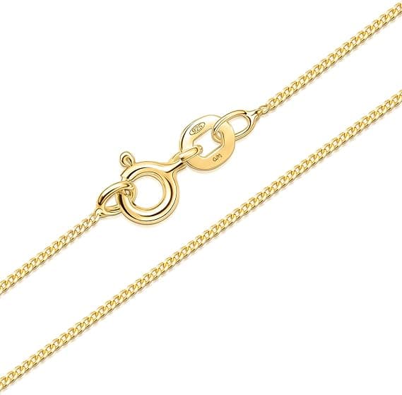 Thin Gold Chain Necklace